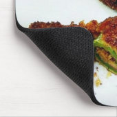 料理の食糧詰まったなハラペーニョのコショウ マウスパッド (コーナー)