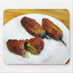 料理の食糧詰まったなハラペーニョのコショウ マウスパッド