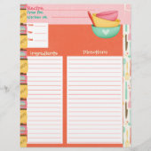 料理はアートレシピの挿入 (正面)