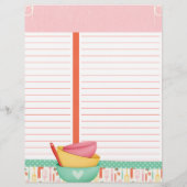 料理はアートレシピインサート – 両面 (裏面)