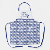 料理はラブメイド食用デルフトブルーオランダ エプロン (正面)