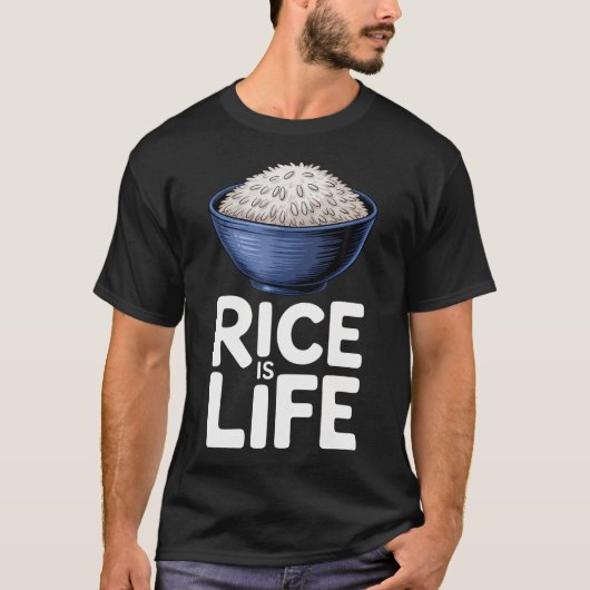 料理は人生 Funny クッキング 引用 Tシャツ (正面)