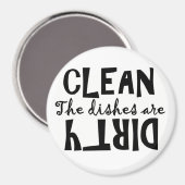 料理は以下の通り。....清潔か汚い? マグネット (正面/裏面)