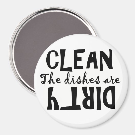 料理は以下の通り。....清潔か汚い? マグネット (正面/裏面)