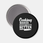 料理は全てを良くする マグネット (正面/裏面)