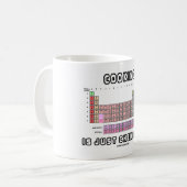 料理は化学に過ぎない(周期表) コーヒーマグカップ (正面左)