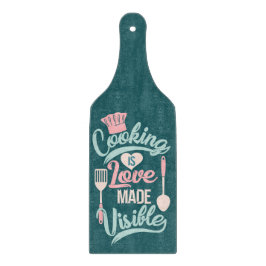 料理は愛で見える カッティングボード