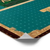 料理は私のセラピーヴィンテージ ポスター (角)