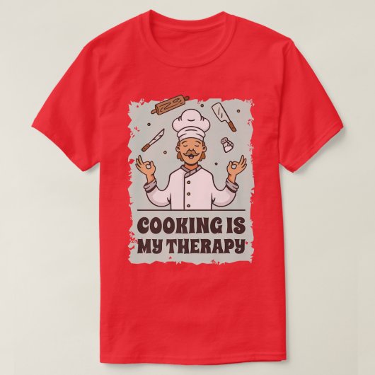 料理は私のセラピー156 Tシャツ (デザイン正面)