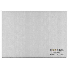 料理は私の瞑想の種類 – キッおもしろいチン カッティングボード