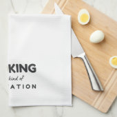 料理は私の瞑想の種類 – キッおもしろいチン キッチンタオル (四つ折り)