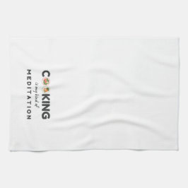 料理は私の瞑想の種類 – キッおもしろいチン キッチンタオル