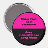 料理は自分自身を行わない…食洗機磁石 マグネット (正面/裏面)