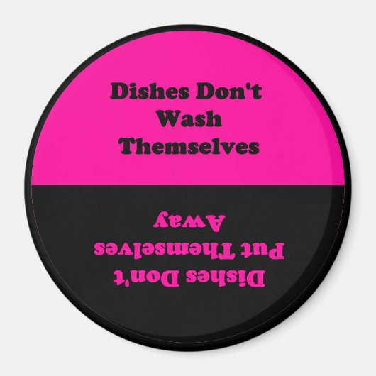 料理は自分自身を行わない…食洗機磁石 マグネット (正面)