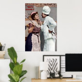 料理は？ ポスター (ホームオフィス)