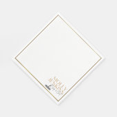 料理をテーマにしたバチェロレッテパーティーのナプキン スタンダードランチョンナプキン (角)