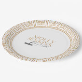 料理をテーマにした独身最後の女祭り ペーパープレート (アングル)