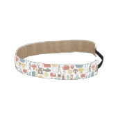 料理アイコンが付いているパターン アスレチックヘッドバンド (右)