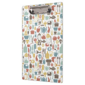 料理アイコンが付いているパターン クリップボード (左)