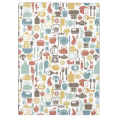 料理アイコンが付いているパターン クリップボード (裏面)