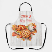 料理アップコージービーズサンクスギビング エプロン (正面)