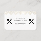 料理アートアールデコトリム 名刺 (裏面)