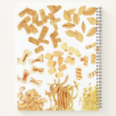 料理イタリアンレシピ雑誌 ノートブック (裏面)