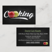 料理インストラクター 名刺 (正面/裏面)