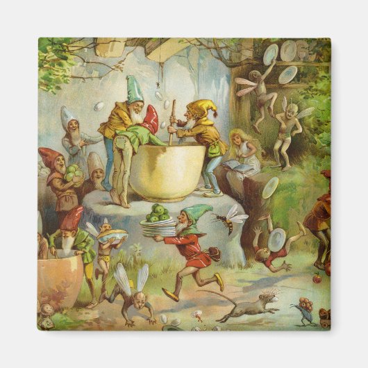 料理イン格言キッチン マグネット (正面)