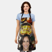 料理ウィズカマラ エプロン (着用した状態)