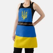 料理ウクライナ&ウクライナ国旗のシェフキッチン エプロン (インサイチュ)