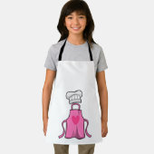 料理エプロン及び料理付ハート帽子 エプロン (インサイチュ)