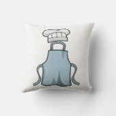 料理エプロン及び料理帽子 クッション (裏面)