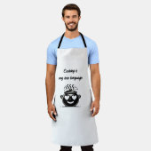 料理エプロン エプロン (着用した状態)