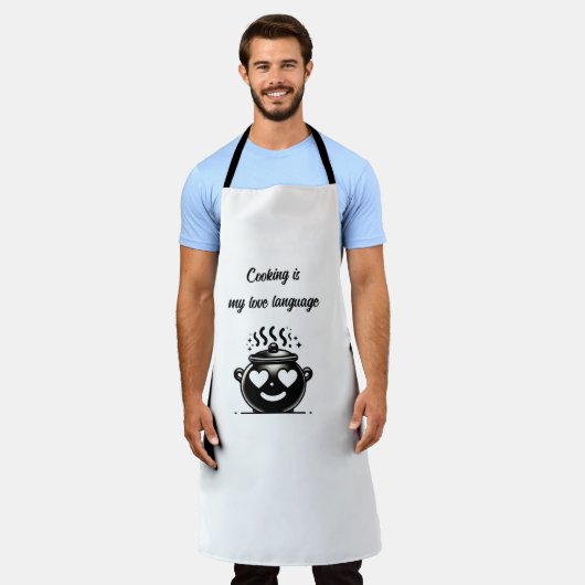 料理エプロン エプロン (着用した状態)