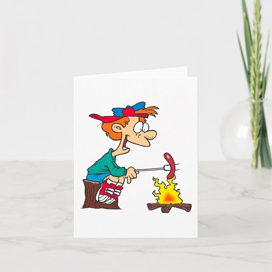 料理オンザキャンプファイヤー カード