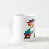 料理オンザキャンプファイヤー コーヒーマグカップ (正面左)