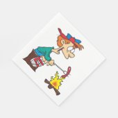 料理オンザキャンプファイヤー スタンダードランチョンナプキン (角)