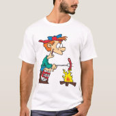 料理オンザキャンプファイヤー Tシャツ (正面)