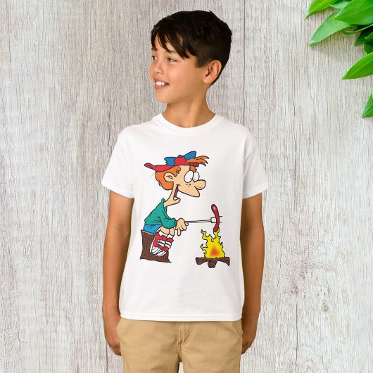 料理オンザキャンプファイヤー Tシャツ