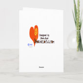 料理オーガニックファニーハロウィーンカード カード (裏面)