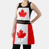料理カナダとカナダ国旗のシェフスキッチン エプロン (インサイチュ)