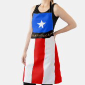 料理カリビーン&プエルトリコ国旗のシェフキッチン エプロン (インサイチュ)