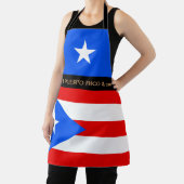 料理カリビーン&プエルトリコ国旗のシェフキッチン エプロン (インサイチュ)