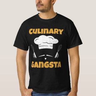 料理ギャングシャツ料理スクールレおもしろいスタウ Tシャツ