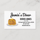 料理クラスケータリングダイナーパンケーキ屋 名刺 (正面)