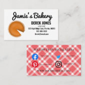 料理クラスケータリングダイナーパンケーキ屋 名刺 (正面/裏面)