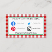 料理クラスケータリングディナーピザピザカフェ 名刺 (裏面)