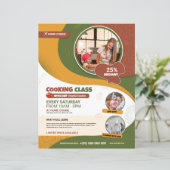 料理クラスフライヤーテンプレート (スタンド正面)