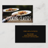 料理クラスレストランバーアイアンシェフ 名刺 (正面/裏面)